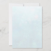 Mermaid Birthday Invitation, onder het Zee Mermaid Kaart (Achterkant)