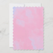 Mermaid Birthday Invitation Save The Date (Achterkant)