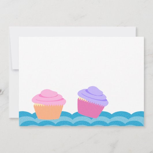 Mermaid Birthday Kaart (Achterkant)