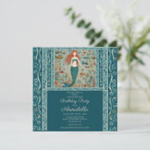 Mermaid Birthday Kaart (Staand voorkant)