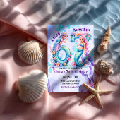 Mermaid Birthday Numbers 67 Kids Kaart