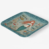 Mermaid Birthday Papieren Bordje (Gebogen)