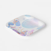 Mermaid Birthday Papieren Bordje (Gebogen)