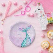 Mermaid Birthday Papieren Bordje (Feest)