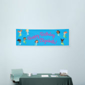 Mermaid Birthday Party Banner (Beurs)