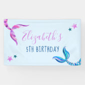 Mermaid Birthday Party Banner (Horizontaal)