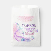 Mermaid Birthday Party Bedankt Bedankzakje (Voorkant)