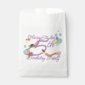 Mermaid Birthday Party Bedankzakje (Voorkant)