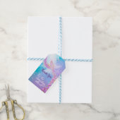 Mermaid Birthday Party Cadeaulabel (Met Touw)