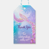 Mermaid Birthday Party Cadeaulabel (Voorkant)