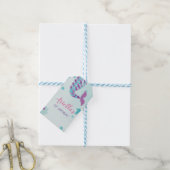 Mermaid Birthday Party Cadeaulabel (Met Touw)