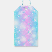 Mermaid Birthday Party Dank je wel Classic Cadeaulabel (Achterkant)