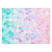 Mermaid Birthday Party for Girls Tablecloth Tafelkleed (Voorkant (Horizontaal))