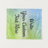 Mermaid Birthday Party Foto Booth Backdrop Green Wandkleed (Voorkant (horizontaal))