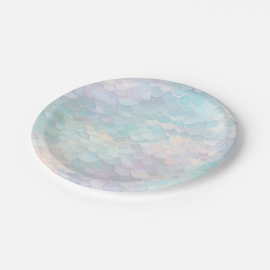 Mermaid Birthday Party Papieren Bordje (Gekanteld)