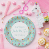 Mermaid Birthday Party Papieren Bordje (Feest)