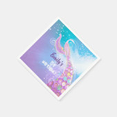 Mermaid Birthday Party Servet (Hoek)