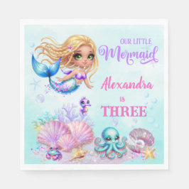 Mermaid Birthday Party - Under the Sea Splish Spla Servet