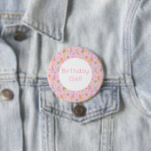 Mermaid Birthday Ronde Button 7,6 Cm (In situ)