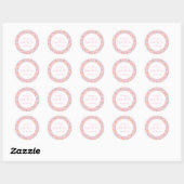 Mermaid Birthday Ronde Sticker (Vel)