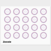 Mermaid Birthday Ronde Sticker (Vel)