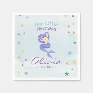 Mermaid Birthday Servet