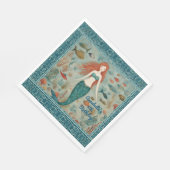 Mermaid Birthday Servet (Hoek)