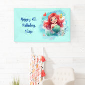 Mermaid Birthday Spandoek (Insitu)