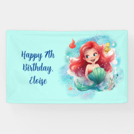 Mermaid Birthday Spandoek