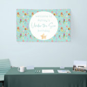 Mermaid Birthday Spandoek (Beurs)