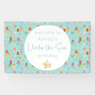 Mermaid Birthday Spandoek