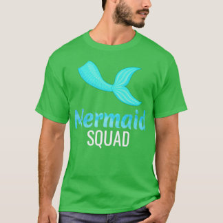 Mermaid Birthday Squad Mermaid Party T-shirt