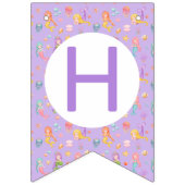 Mermaid Birthday Vlaggetjes (Tweede vlag)