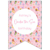 Mermaid Birthday Vlaggetjes (Eerste vlag)