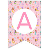 Mermaid Birthday Vlaggetjes (Derde vlag)