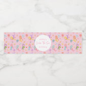 Mermaid Birthday Waterfles Etiket (Enkel label)