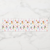 Mermaid Birthday Waterfles Etiket (Enkel label)