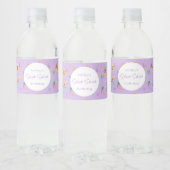 Mermaid Birthday Waterfles Etiket (Flessen)