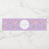 Mermaid Birthday Waterfles Etiket (Enkel label)
