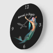 Mermaid Black mooi in Disguise Grote Klok (Hoek)