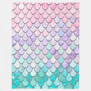 Mermaid Blanket, fleece Blanket Deken