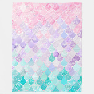 Mermaid Blanket, Fleece for meiden slaapkamer deco
