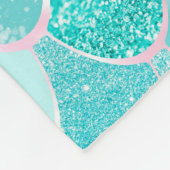 Mermaid Blanket, Fleece for meiden slaapkamer deco (Hoek)