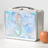 Mermaid Blue Silver Glitter Glam - Aangepast (In situ)