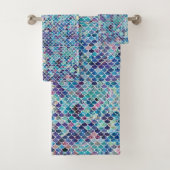 Mermaid blues Towel Bad Handdoek (Insitu)