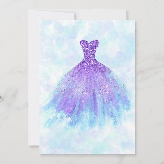 Mermaid Bohemian Bridesmaid Dress Vrijgezellenfees Kaart (Achterkant)