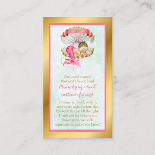 Mermaid Book Request Slaping Shell Gold Pearls Informatiekaartje