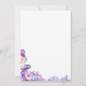 Mermaid Bridal Shower Kaart (Achterkant)