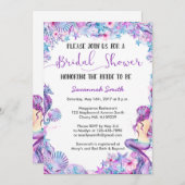 Mermaid Bridal Shower Kaart (Voorkant / Achterkant)