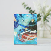 Mermaid briefkaart (Staand voorkant)